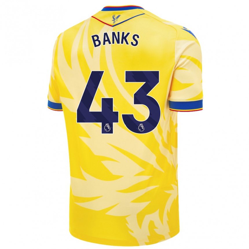 Vaikiškas Scott Banks #43 Geltona Išvykos Marškinėliai 2024/25 T-Shirt