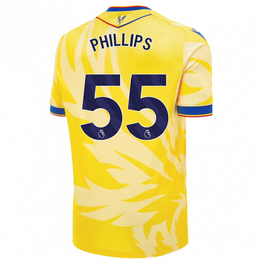 Vaikiškas Killian Phillips #55 Geltona Išvykos Marškinėliai 2024/25 T-Shirt