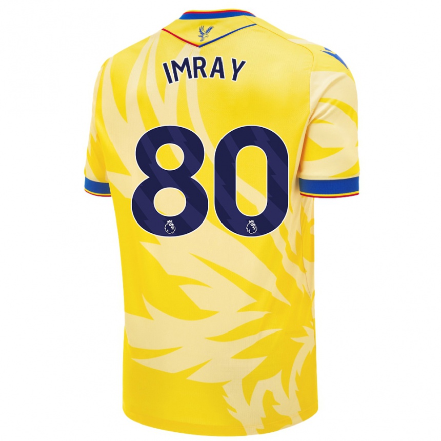 Vaikiškas Danny Imray #80 Geltona Išvykos Marškinėliai 2024/25 T-Shirt