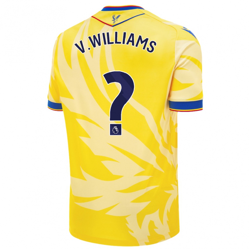 Vaikiškas Vonnte Williams #0 Geltona Išvykos Marškinėliai 2024/25 T-Shirt