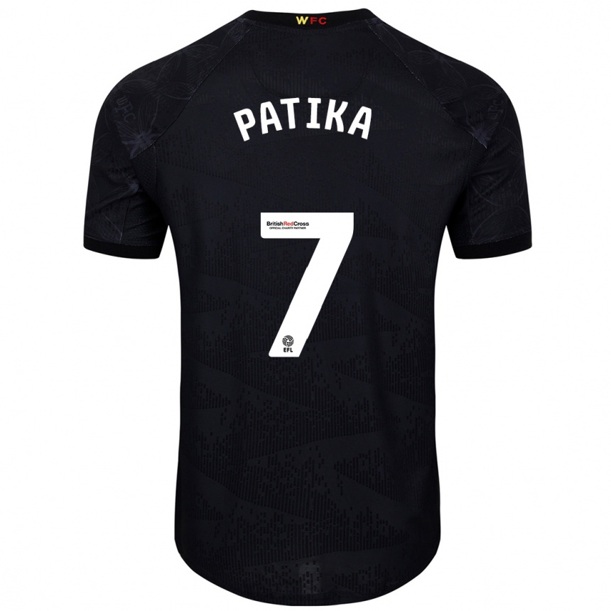 Vaikiškas Glebs Patika #7 Juoda Balta Išvykos Marškinėliai 2024/25 T-Shirt