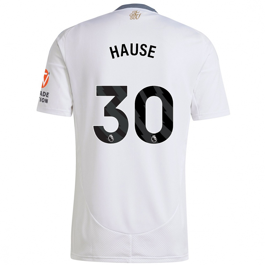 Vaikiškas Kortney Hause #30 Baltas Išvykos Marškinėliai 2024/25 T-Shirt