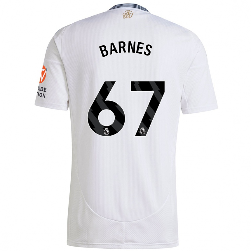 Vaikiškas Mikell Barnes #67 Baltas Išvykos Marškinėliai 2024/25 T-Shirt