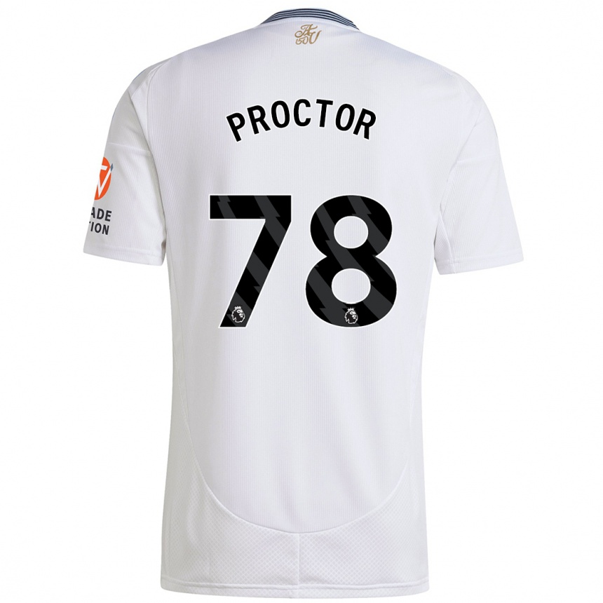 Vaikiškas Sam Proctor #78 Baltas Išvykos Marškinėliai 2024/25 T-Shirt