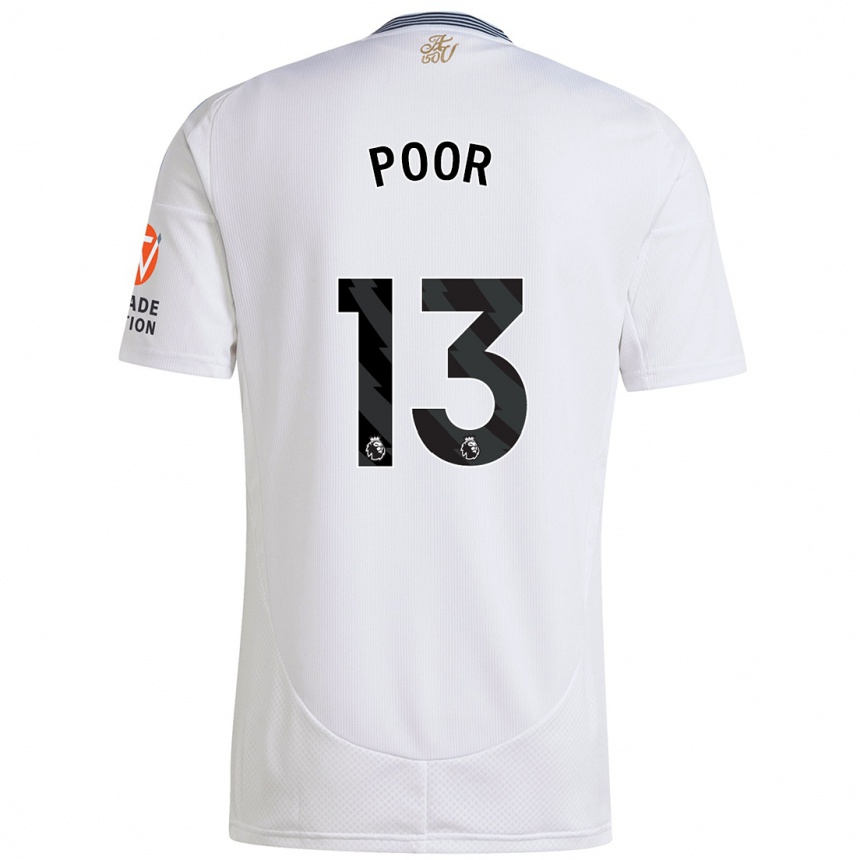 Vaikiškas Sophia Poor #13 Baltas Išvykos Marškinėliai 2024/25 T-Shirt