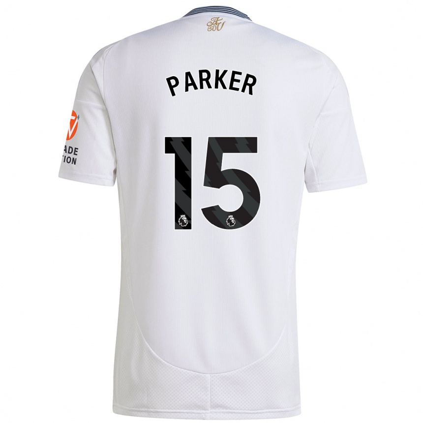 Vaikiškas Lucy Parker #15 Baltas Išvykos Marškinėliai 2024/25 T-Shirt