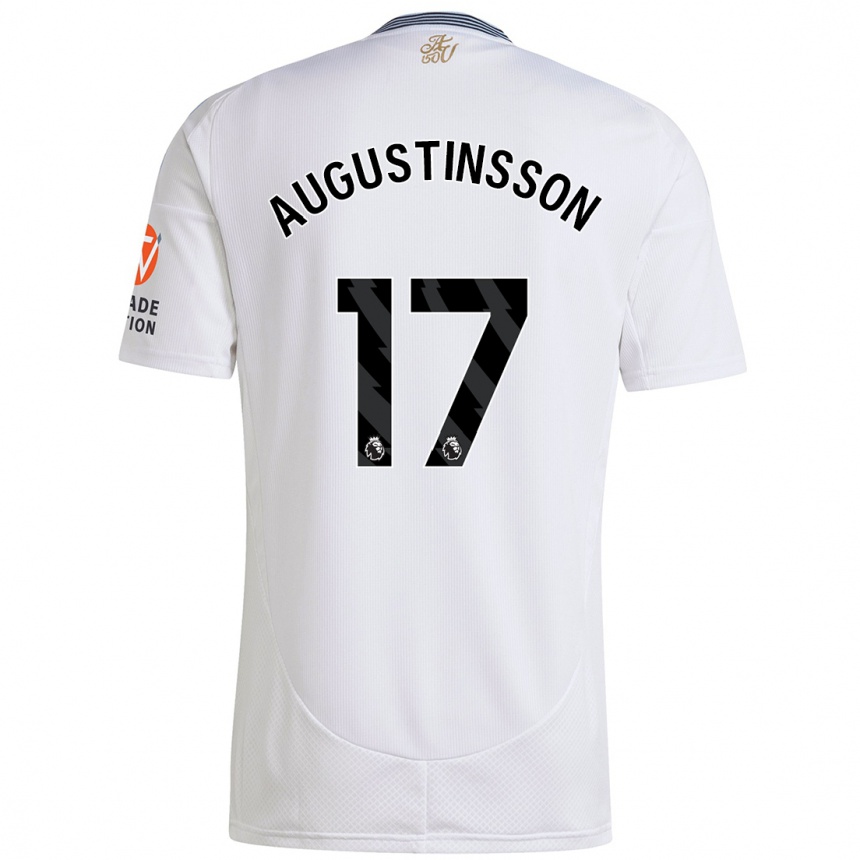 Vaikiškas Ludwig Augustinsson #17 Baltas Išvykos Marškinėliai 2024/25 T-Shirt