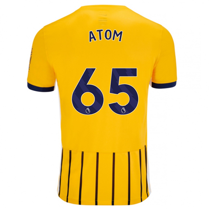 Vaikiškas Noel Atom #65 Aukso Mėlynos Spalvos Juostelės Išvykos Marškinėliai 2024/25 T-Shirt