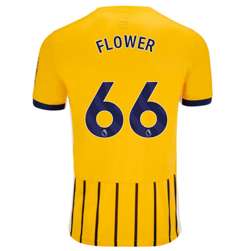 Vaikiškas Louis Flower #66 Aukso Mėlynos Spalvos Juostelės Išvykos Marškinėliai 2024/25 T-Shirt