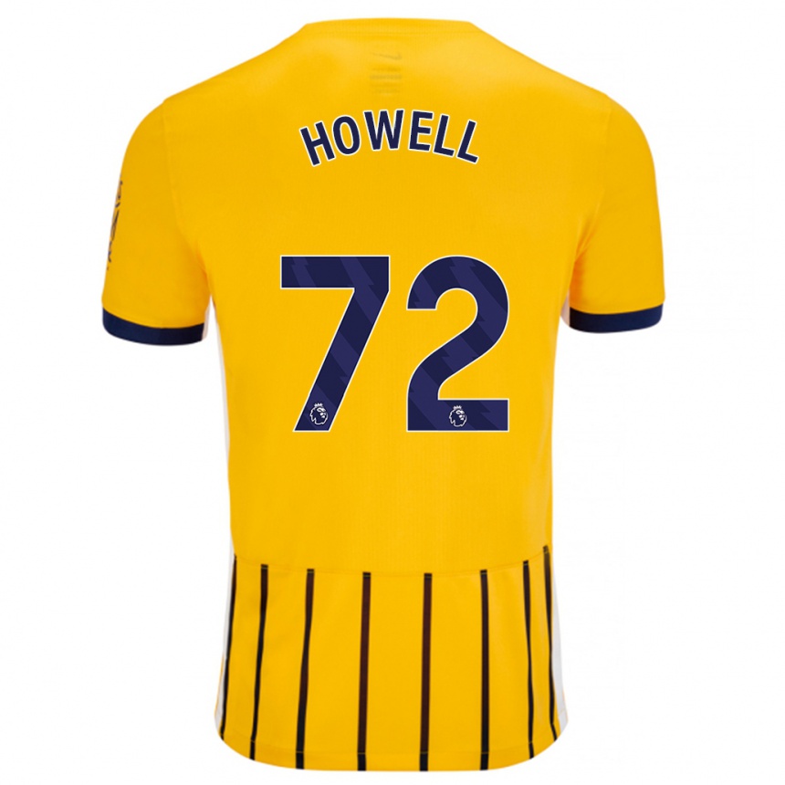 Vaikiškas Harry Howell #72 Aukso Mėlynos Spalvos Juostelės Išvykos Marškinėliai 2024/25 T-Shirt