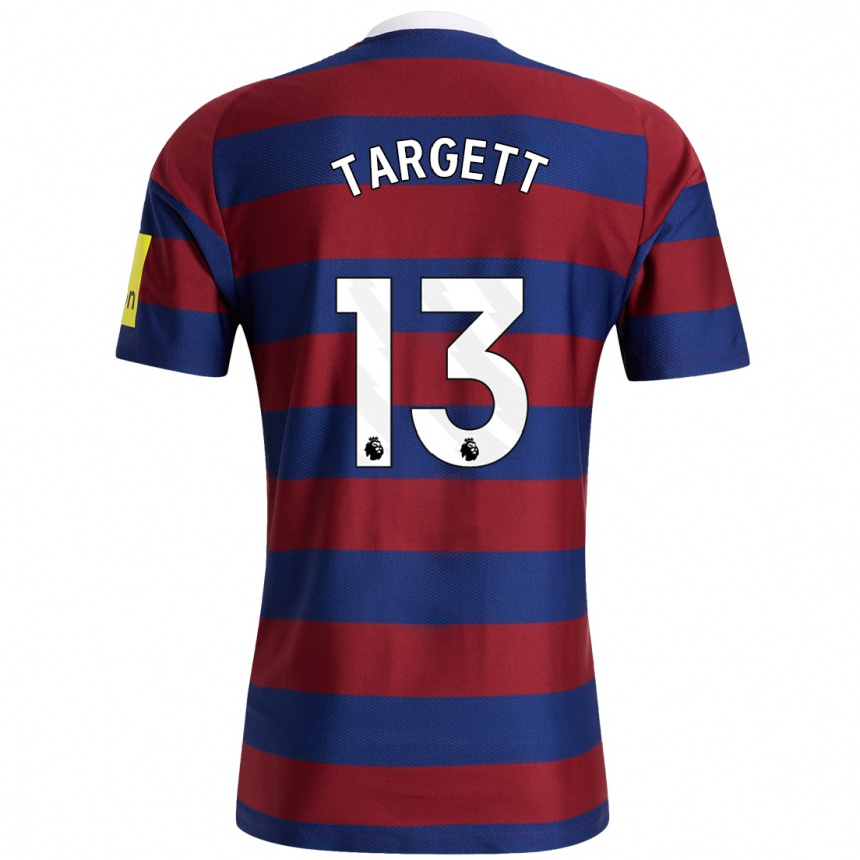 Vaikiškas Matt Targett #13 Bordo Tamsiai Mėlyna Išvykos Marškinėliai 2024/25 T-Shirt