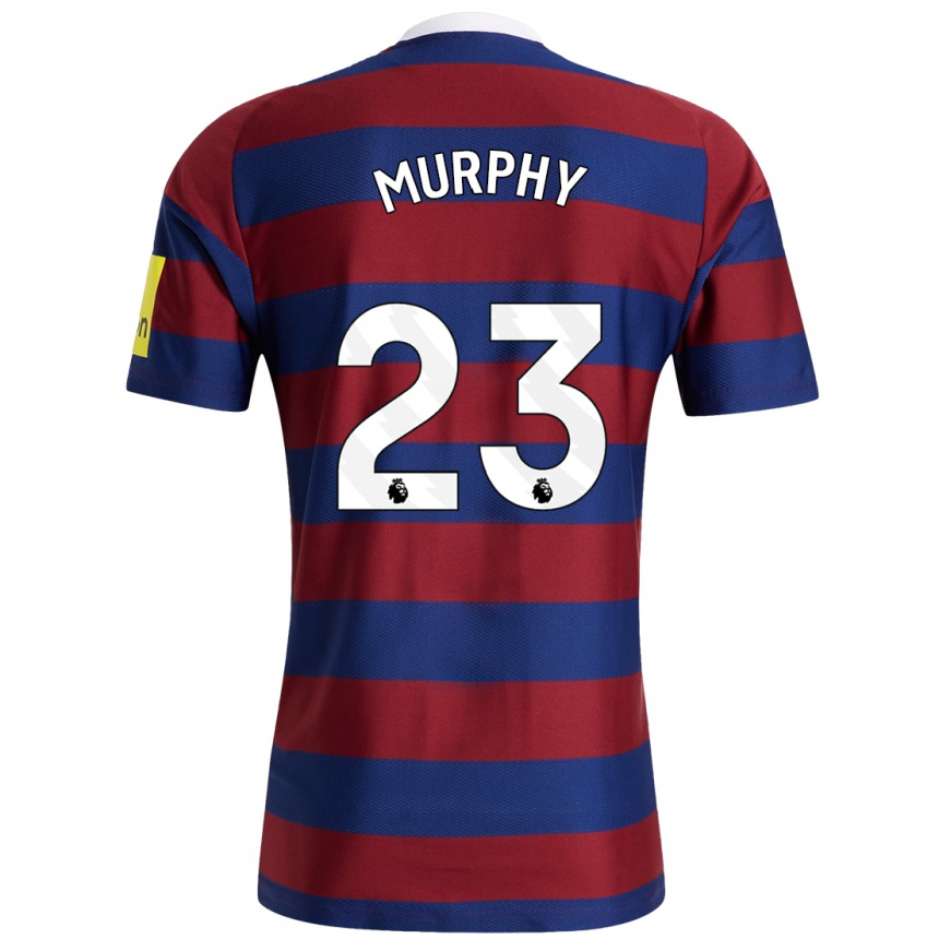 Vaikiškas Jacob Murphy #23 Bordo Tamsiai Mėlyna Išvykos Marškinėliai 2024/25 T-Shirt