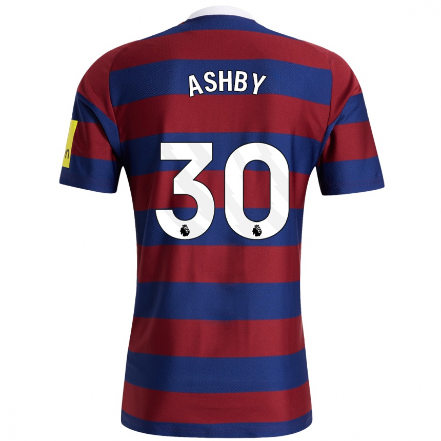 Vaikiškas Harrison Ashby #30 Bordo Tamsiai Mėlyna Išvykos Marškinėliai 2024/25 T-Shirt