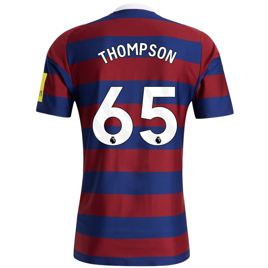 Vaikiškas Ciaran Thompson #65 Bordo Tamsiai Mėlyna Išvykos Marškinėliai 2024/25 T-Shirt