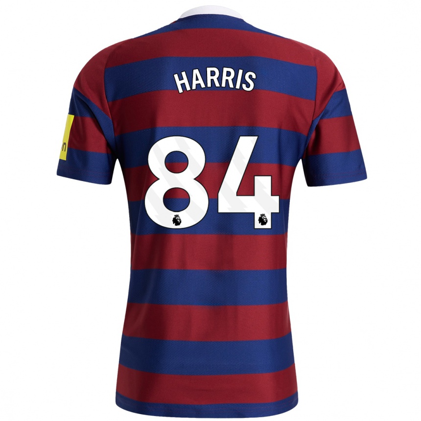 Vaikiškas Aidan Harris #84 Bordo Tamsiai Mėlyna Išvykos Marškinėliai 2024/25 T-Shirt