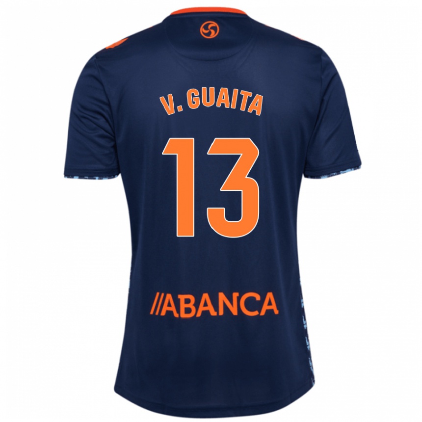 Vaikiškas Vicente Guaita #13 Tamsiai Mėlyna Išvykos Marškinėliai 2024/25 T-Shirt