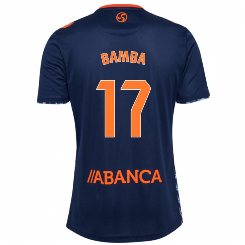 Vaikiškas Jonathan Bamba #17 Tamsiai Mėlyna Išvykos Marškinėliai 2024/25 T-Shirt