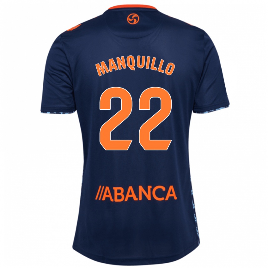 Vaikiškas Javier Manquillo #22 Tamsiai Mėlyna Išvykos Marškinėliai 2024/25 T-Shirt