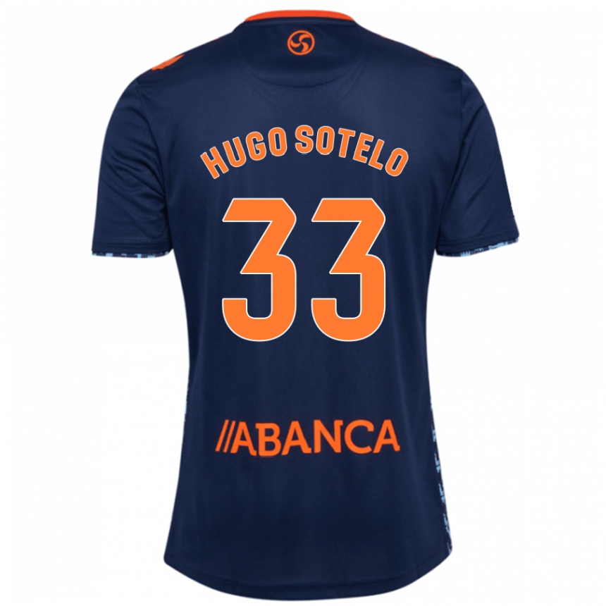 Vaikiškas Hugo Sotelo #33 Tamsiai Mėlyna Išvykos Marškinėliai 2024/25 T-Shirt