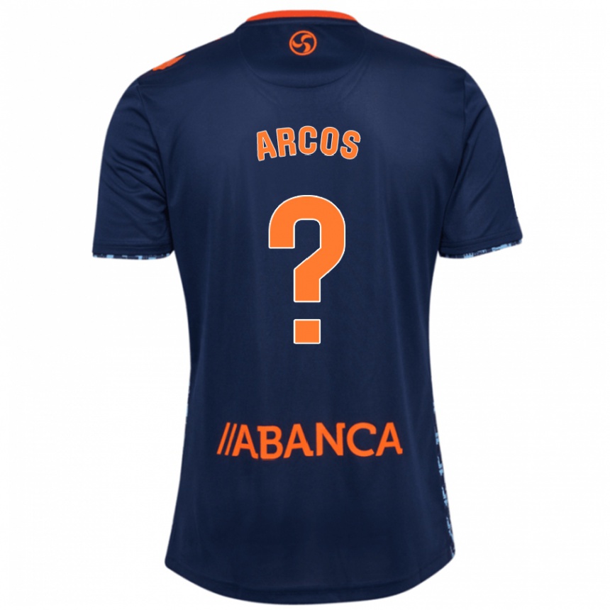 Vaikiškas Ángel Arcos #0 Tamsiai Mėlyna Išvykos Marškinėliai 2024/25 T-Shirt