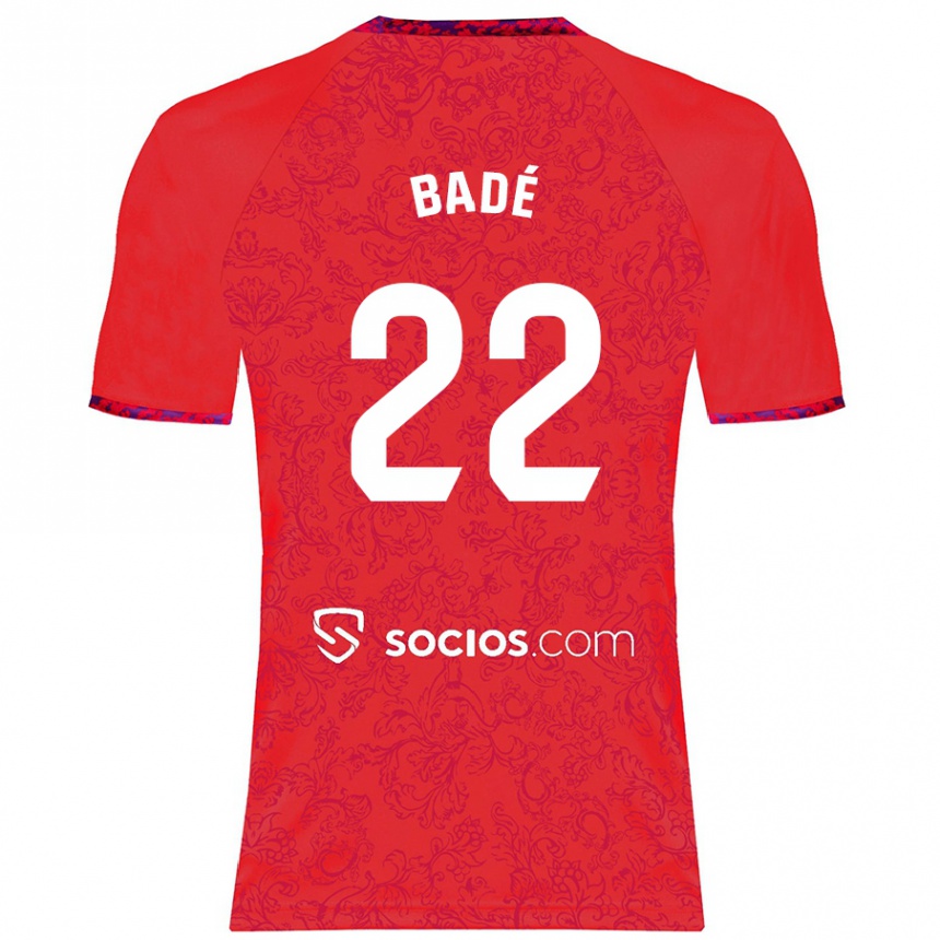 Vaikiškas Loïc Badé #22 Raudona Išvykos Marškinėliai 2024/25 T-Shirt