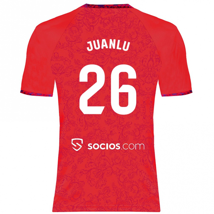 Vaikiškas Juanlu Sánchez #26 Raudona Išvykos Marškinėliai 2024/25 T-Shirt