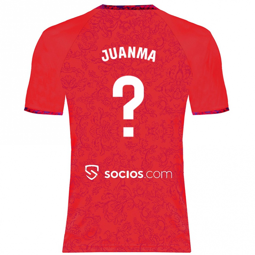 Vaikiškas Juanma #0 Raudona Išvykos Marškinėliai 2024/25 T-Shirt