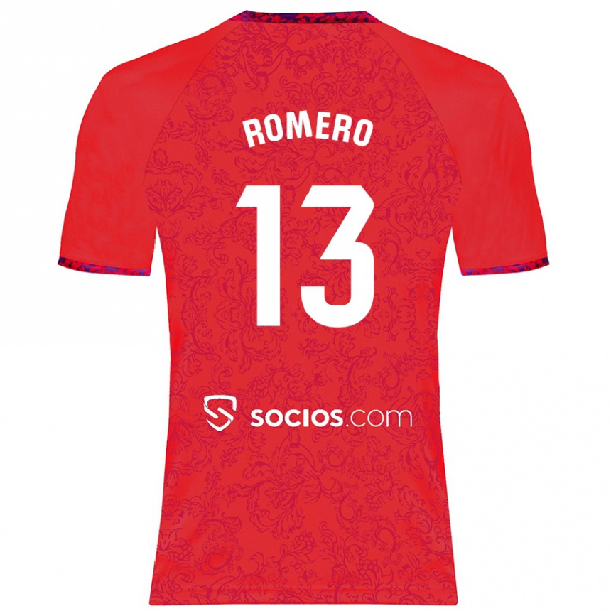 Vaikiškas Rafael Romero #13 Raudona Išvykos Marškinėliai 2024/25 T-Shirt