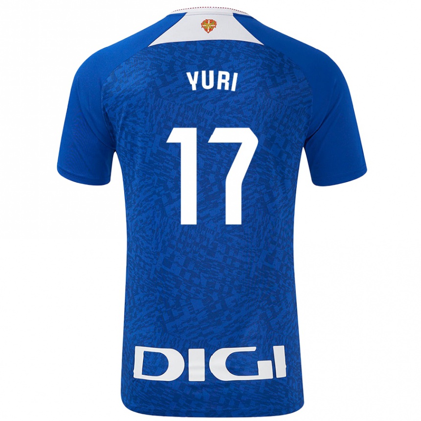 Vaikiškas Yuri Berchiche #17 Karališkoji Mėlyna Išvykos Marškinėliai 2024/25 T-Shirt