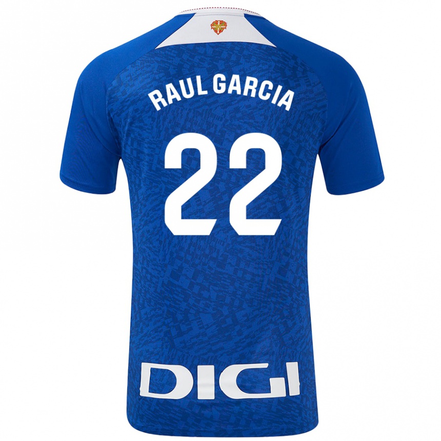 Vaikiškas Raúl García #22 Karališkoji Mėlyna Išvykos Marškinėliai 2024/25 T-Shirt