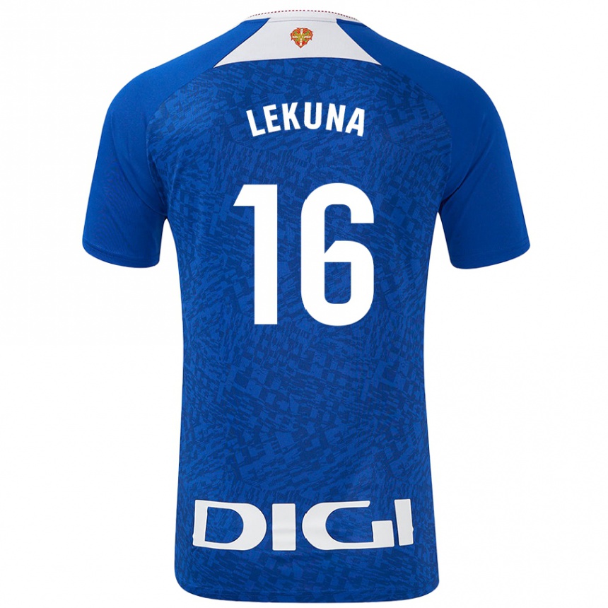 Vaikiškas Adrián Lekuna #16 Karališkoji Mėlyna Išvykos Marškinėliai 2024/25 T-Shirt