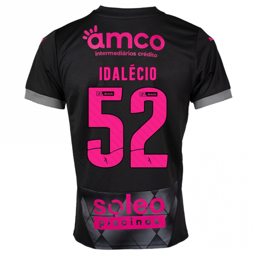 Vaikiškas Idalécio #52 Juoda Rožinė Išvykos Marškinėliai 2024/25 T-Shirt