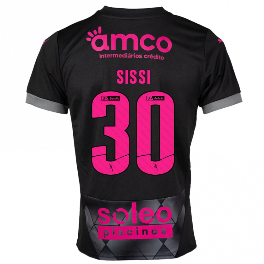 Vaikiškas Sissi #30 Juoda Rožinė Išvykos Marškinėliai 2024/25 T-Shirt