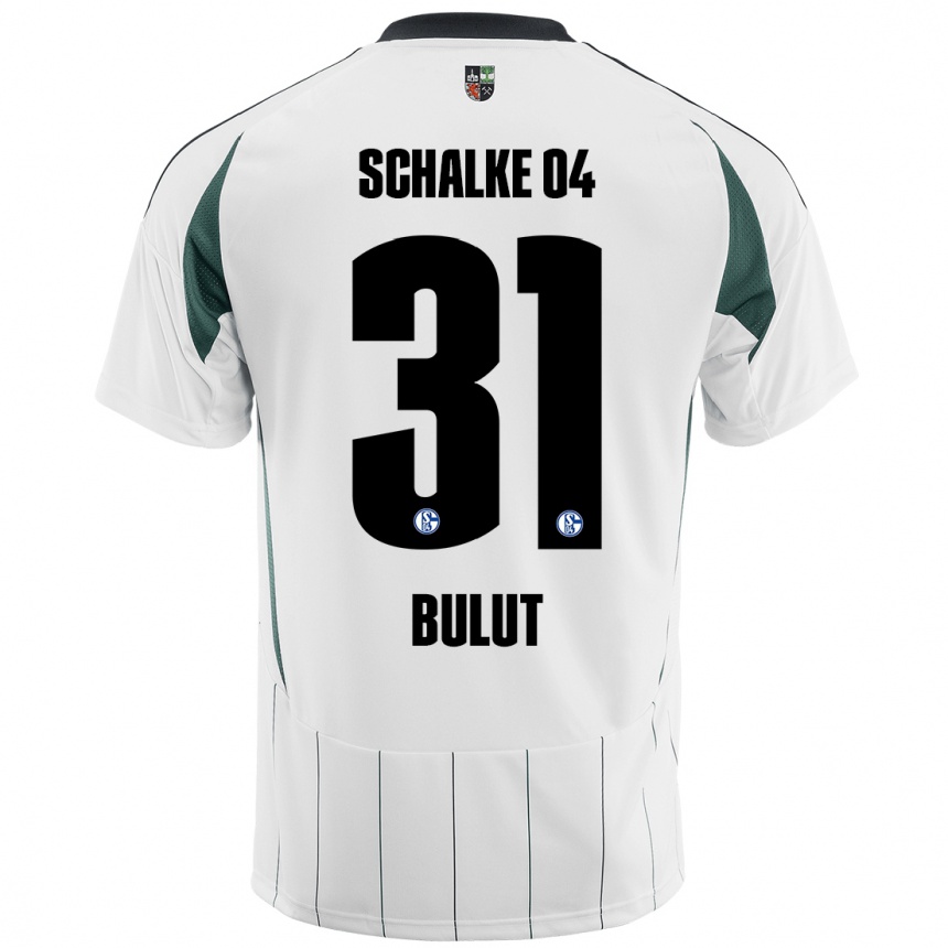 Vaikiškas Taylan Bulut #31 Balta Žalia Išvykos Marškinėliai 2024/25 T-Shirt