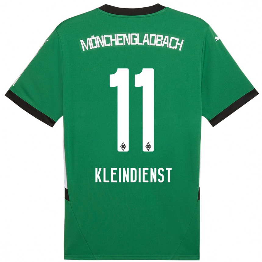 Vaikiškas Tim Kleindienst #11 Žalia Balta Išvykos Marškinėliai 2024/25 T-Shirt