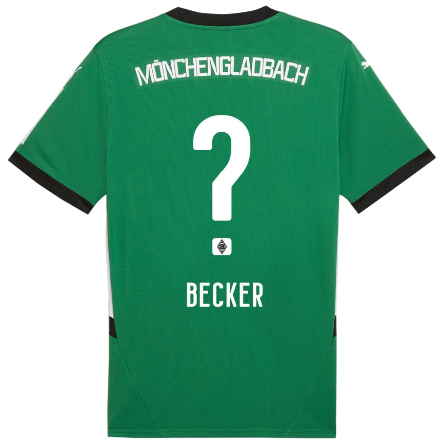 Vaikiškas Benjamin Becker #0 Žalia Balta Išvykos Marškinėliai 2024/25 T-Shirt