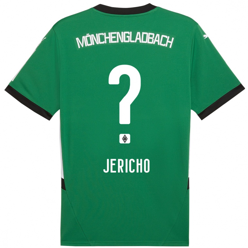 Vaikiškas Aidan Jericho #0 Žalia Balta Išvykos Marškinėliai 2024/25 T-Shirt