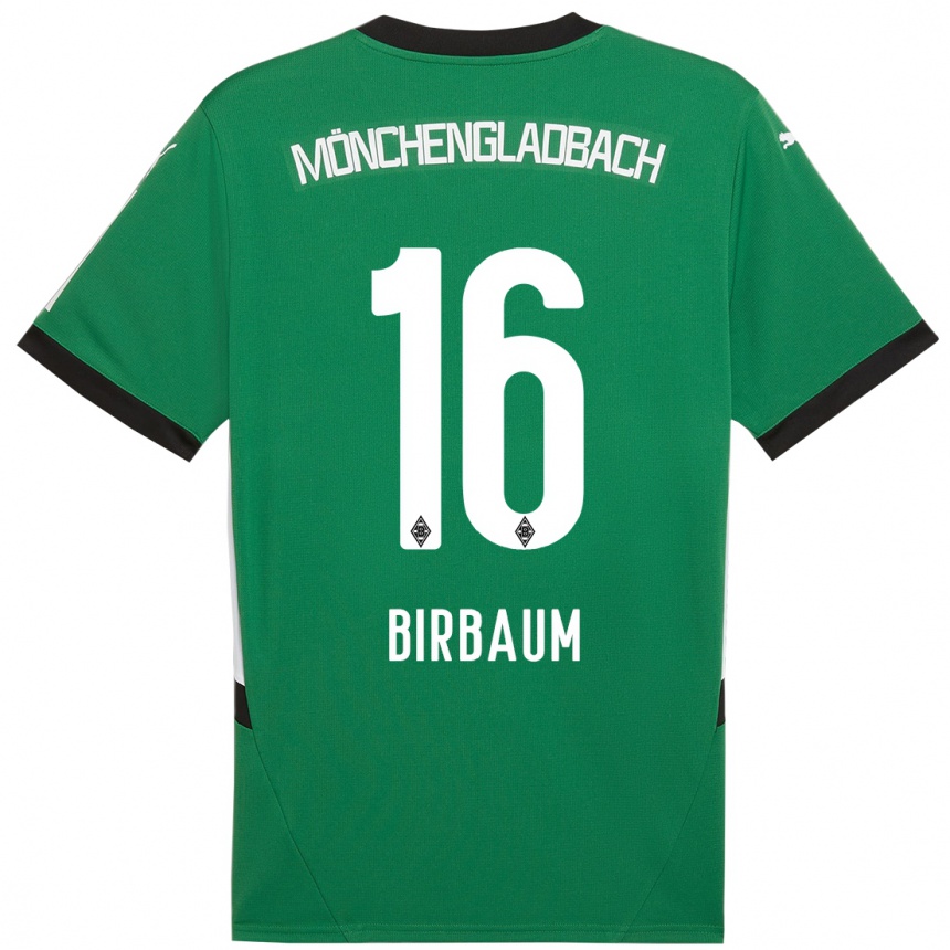 Vaikiškas Anne Birbaum #16 Žalia Balta Išvykos Marškinėliai 2024/25 T-Shirt