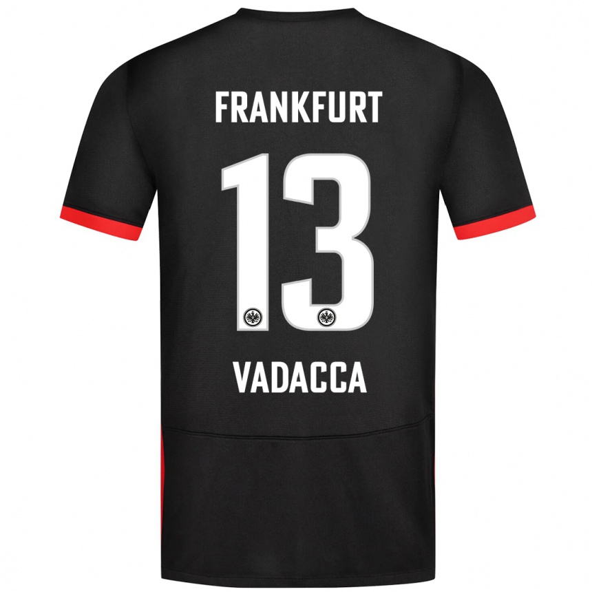 Vaikiškas Gianni Vadacca #13 Juoda Išvykos Marškinėliai 2024/25 T-Shirt