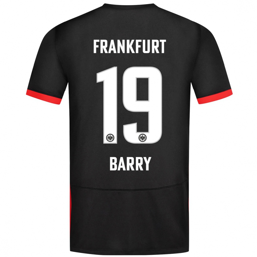 Vaikiškas Jasha Barry #19 Juoda Išvykos Marškinėliai 2024/25 T-Shirt