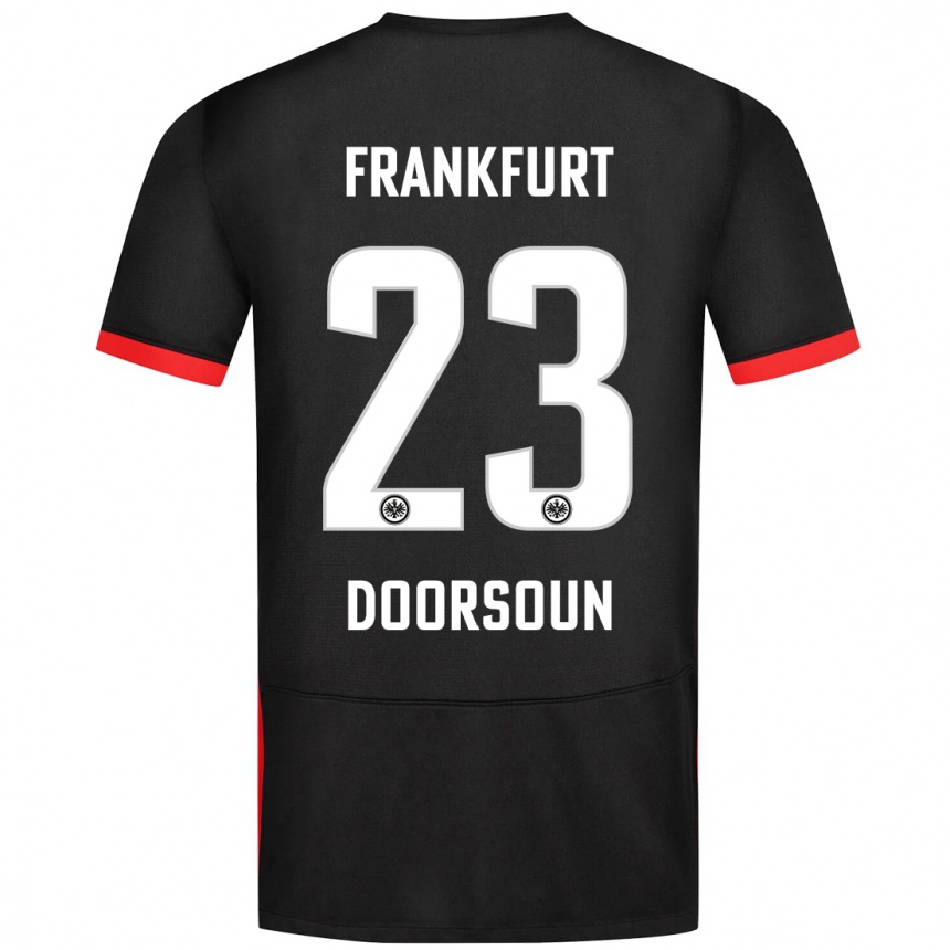 Vaikiškas Sara Doorsoun-Khajeh #23 Juoda Išvykos Marškinėliai 2024/25 T-Shirt