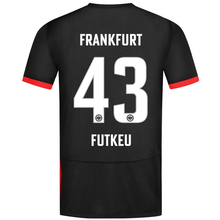 Vaikiškas Noel Futkeu #43 Juoda Išvykos Marškinėliai 2024/25 T-Shirt