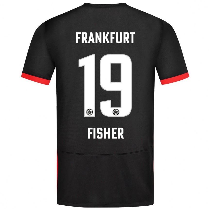 Vaikiškas Ben-Luca Fisher #19 Juoda Išvykos Marškinėliai 2024/25 T-Shirt