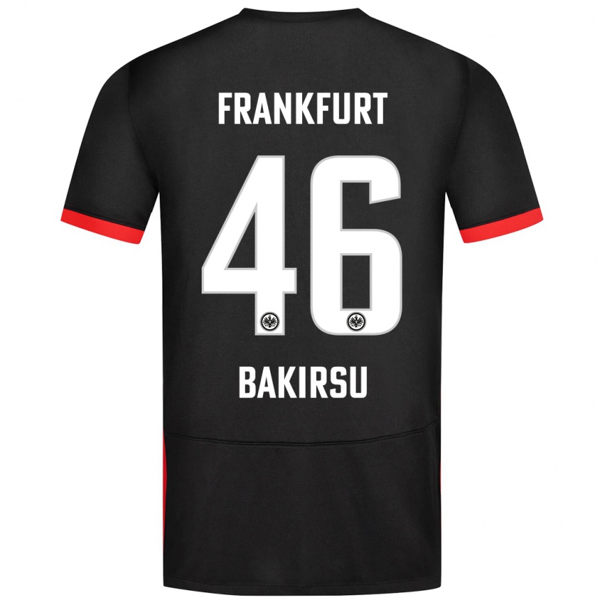 Vaikiškas Hüseyin Bakirsu #46 Juoda Išvykos Marškinėliai 2024/25 T-Shirt