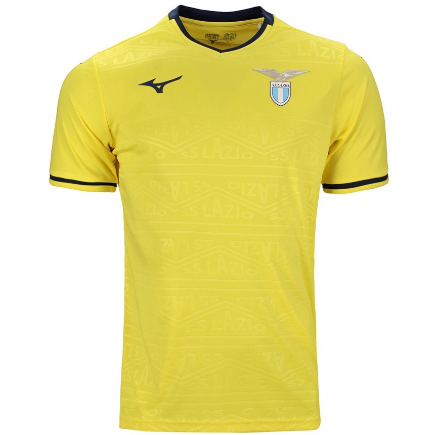 Vaikiškas Elseid Hysaj #23 Geltona Išvykos Marškinėliai 2024/25 T-Shirt