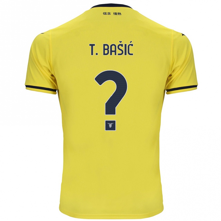 Vaikiškas Toma Basic #0 Geltona Išvykos Marškinėliai 2024/25 T-Shirt