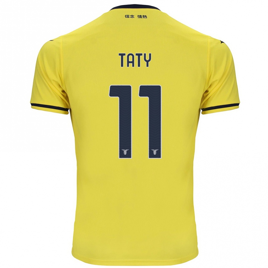 Vaikiškas Taty Castellanos #11 Geltona Išvykos Marškinėliai 2024/25 T-Shirt