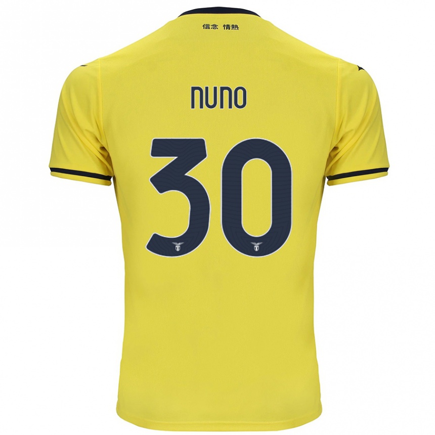 Vaikiškas Nuno Tavares #30 Geltona Išvykos Marškinėliai 2024/25 T-Shirt