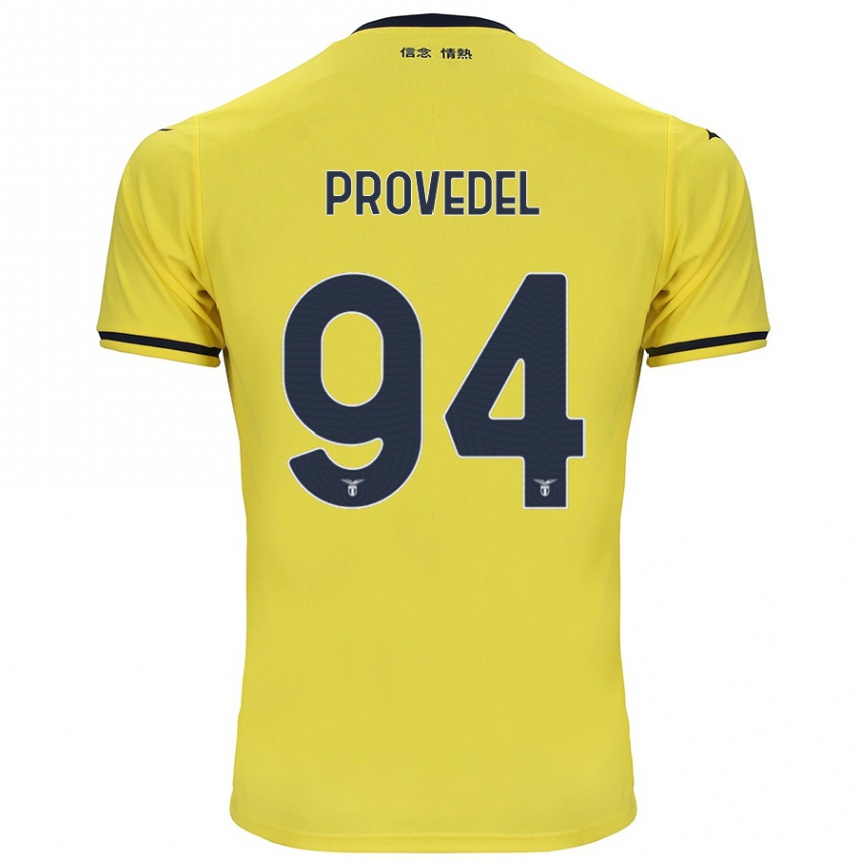 Vaikiškas Ivan Provedel #94 Geltona Išvykos Marškinėliai 2024/25 T-Shirt