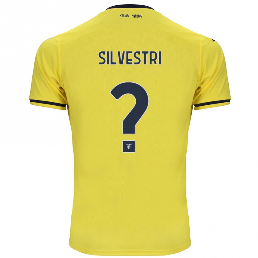 Vaikiškas Thomas Silvestri #0 Geltona Išvykos Marškinėliai 2024/25 T-Shirt